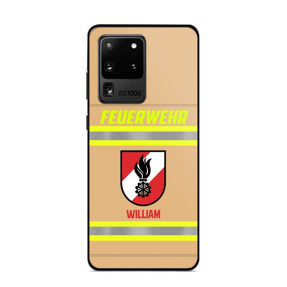 Personalized Austrian Firefighter Phone Case Printed 22JUL-HC18