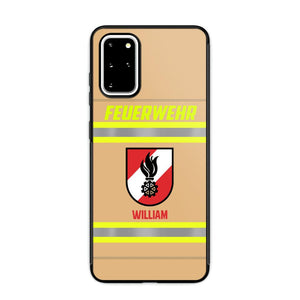 Personalized Austrian Firefighter Phone Case Printed 22JUL-HC18