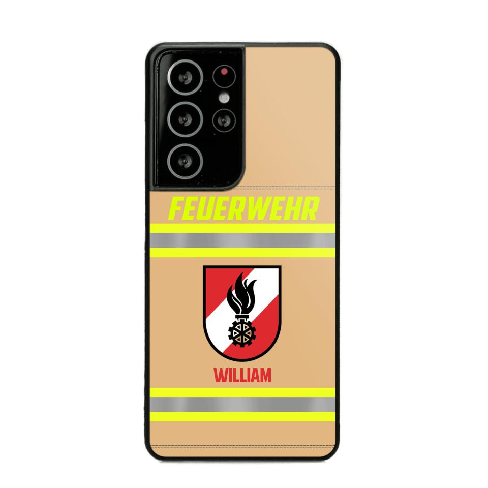 Personalized Austrian Firefighter Phone Case Printed 22JUL-HC18