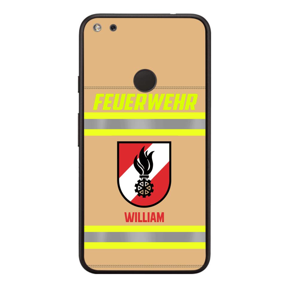 Personalized Austrian Firefighter Phone Case Printed 22JUL-HC18