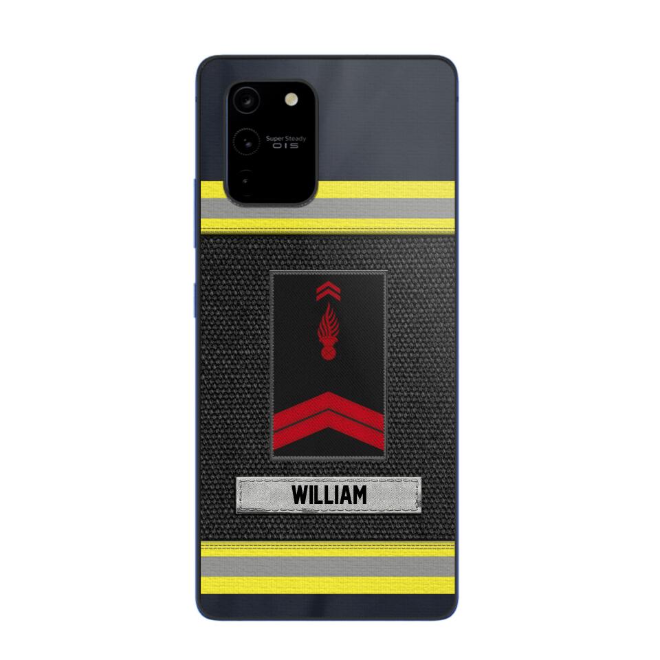 Personalized French Firefighter Custom Ranks Uniform 18