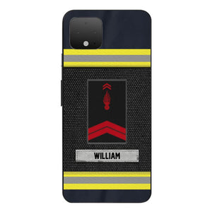 Personalized French Firefighter Custom Ranks Uniform 18