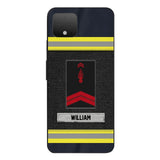 Personalized French Firefighter Custom Ranks Uniform 18