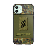 Personalized German Soldier Camo Phone Case Printed 22JUL-DT17