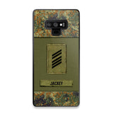 Personalized German Soldier Camo Phone Case Printed 22JUL-DT17