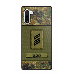 Personalized German Soldier Camo Phone Case Printed 22JUL-DT17