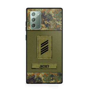 Personalized German Soldier Camo Phone Case Printed 22JUL-DT17