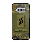 Personalized German Soldier Camo Phone Case Printed 22JUL-DT17