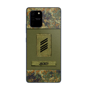 Personalized German Soldier Camo Phone Case Printed 22JUL-DT17