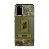 Personalized German Soldier Camo Phone Case Printed 22JUL-DT17