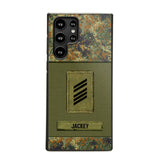 Personalized German Soldier Camo Phone Case Printed 22JUL-DT17