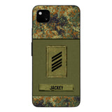 Personalized German Soldier Camo Phone Case Printed 22JUL-DT17