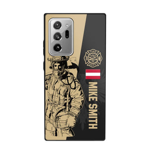 Personalized Austrian Firefighter Phone Case Printed 22JUL-HY23