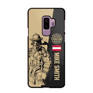 Personalized Austrian Firefighter Phone Case Printed 22JUL-HY23