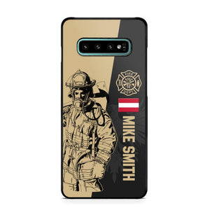 Personalized Austrian Firefighter Phone Case Printed 22JUL-HY23