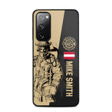 Personalized Austrian Firefighter Phone Case Printed 22JUL-HY23