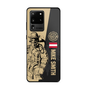 Personalized Austrian Firefighter Phone Case Printed 22JUL-HY23