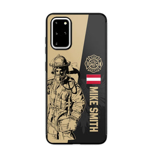 Personalized Austrian Firefighter Phone Case Printed 22JUL-HY23