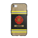 Personalized United States Firefighter Uniform & Name Phonecase Father's day gifts Mother's day Gifts