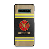 Personalized Canada Firefighter Uniform & Name Phonecase Father's day gifts Mother's day Gifts