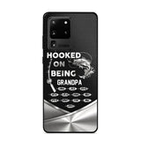 Personalized Hooked On Being Grandpa Phone Case Printed 22JUY-HQ02