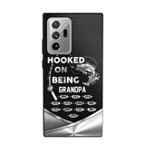 Personalized Hooked On Being Grandpa Phone Case Printed 22JUY-HQ02