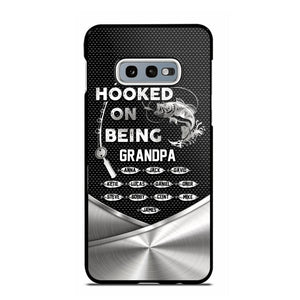 Personalized Hooked On Being Grandpa Phone Case Printed 22JUY-HQ02