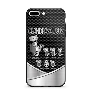 Personalized Grandpasaurus With Kid Phone Case Printed 22JUY-DT02