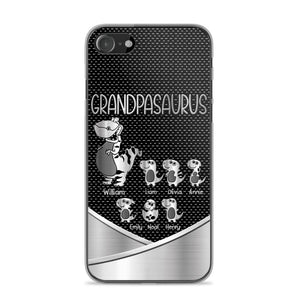 Personalized Grandpasaurus With Kid Phone Case Printed 22JUY-DT02