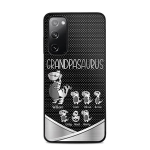 Personalized Grandpasaurus With Kid Phone Case Printed 22JUY-DT02