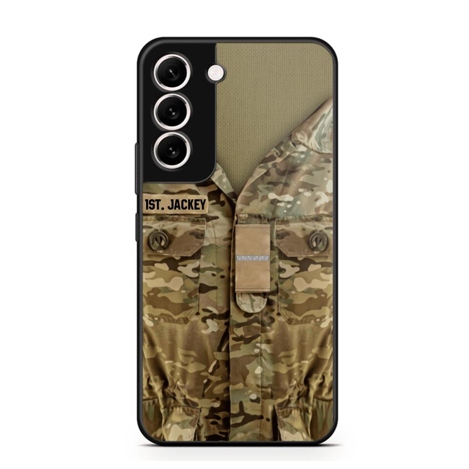 Personalized Danish Army/Soldier Phone Case Printed 22JUL-HQ05