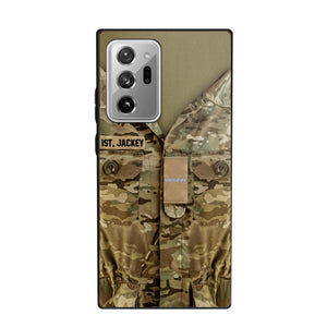 Personalized Danish Army/Soldier Phone Case Printed 22JUL-HQ05