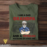 Personalized I Am A Dad Grandpa And An Australian Veteran Tshirt Printed QTHC1907