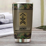 Personalized Swiss Soldier/Veterans Tumbler Printed 22JUY-HQ26