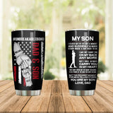 Personalized Unbreakablebond Son or Daughter And Dad Tumbler Printed QTDT2607