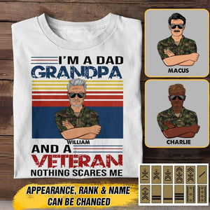 Personalized I'm A Dad Grandpa And A Swiss Veteran Tshirt Printed 22AUG-HY09