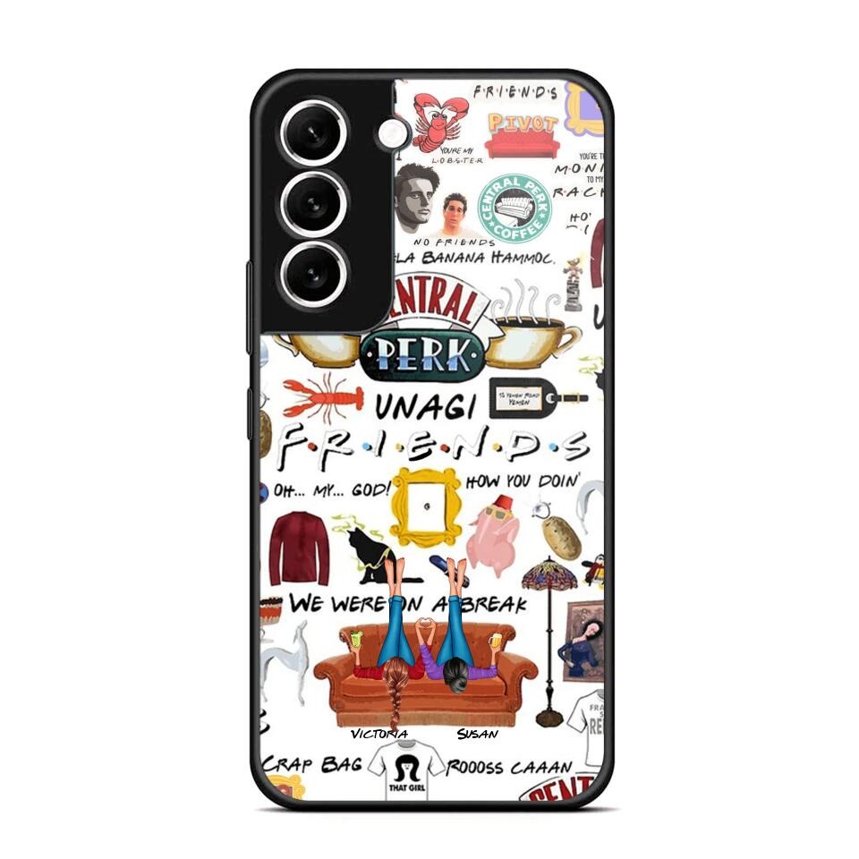 Personalized Central Perk Friends Besties Phonecase QTDT1108