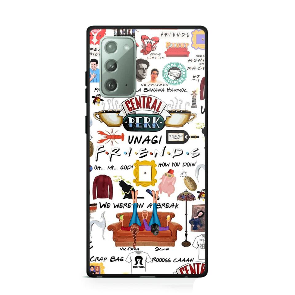 Personalized Central Perk Friends Besties Phonecase QTDT1108