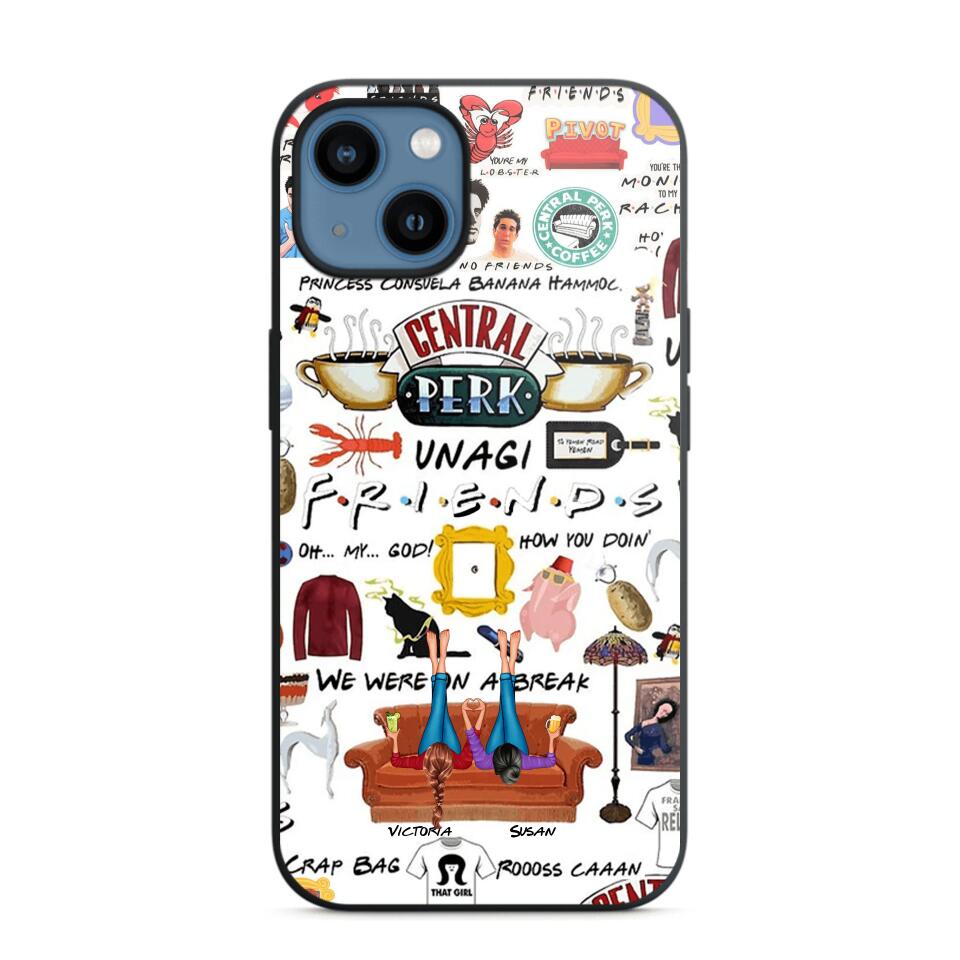 Personalized Central Perk Friends Besties Phonecase QTDT1108