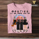 Personalized Besties I'll Be There For You Halloween Tshirt Printed QTDT1208