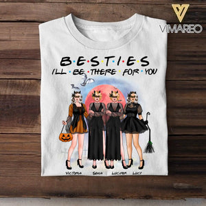 Personalized Besties I'll Be There For You Halloween Tshirt Printed QTDT1208