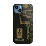 Personalized Swiss Solider/ Veteran Skull Phonecase Printed QTDT1508