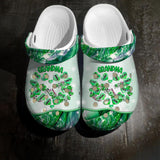 Personalized Grandma Kid Sparkling Clog Slipper Shoes Printed 22AUG-DT26