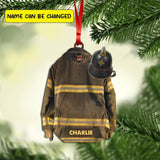 Personalized Swiss Firefighter Christmas Ornament Printed 22SEP-HY21