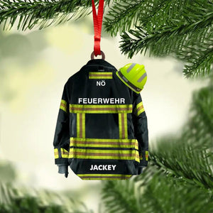 Personalized Australian Firefighter Christmas Ornament Printed 22SEP-HY21