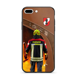 Personalized Austrian Firefighter Phone Case Printed 22SEP-DT29