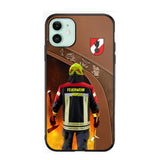 Personalized Austrian Firefighter Phone Case Printed 22SEP-DT29