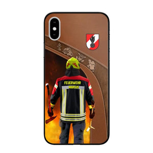 Personalized Austrian Firefighter Phone Case Printed 22SEP-DT29