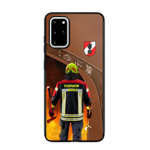 Personalized Austrian Firefighter Phone Case Printed 22SEP-DT29