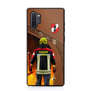 Personalized Austrian Firefighter Phone Case Printed 22SEP-DT29